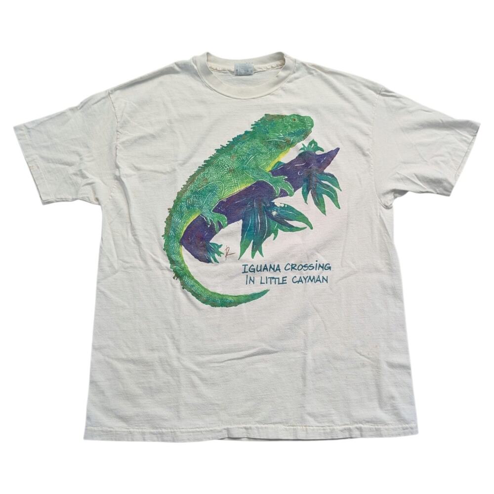 90s Iguana Crossing in Little Cayman Short-Sleeve T-shirt